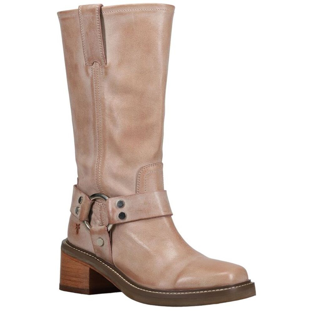 Frye Kate Harness Leather Boot, Pink